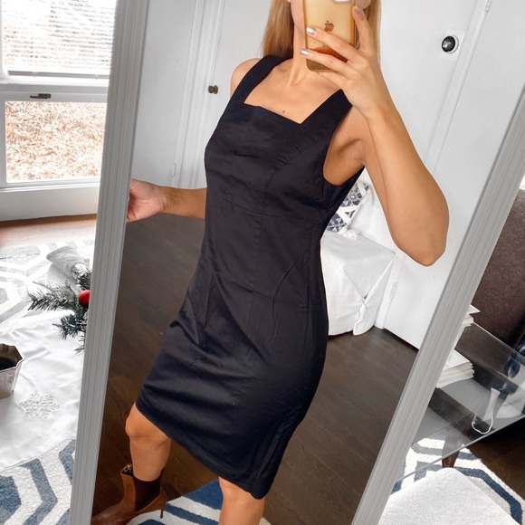 π€ BPC BLACK CLASSIC COTTON BLEND DRESS! - Picture 2 of 6